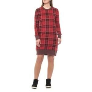 KAVU BROOKSHAW LUMBERJACK DRESS SIZE XL Red Plaid